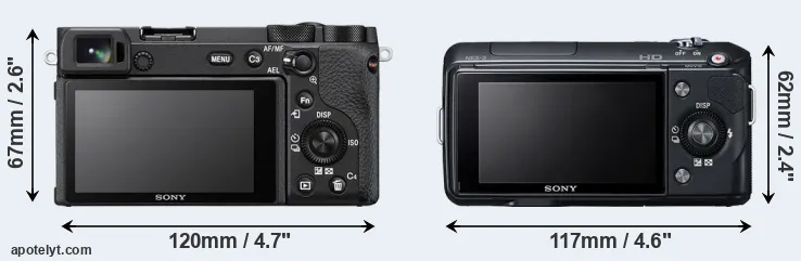Comparison A6600 or NEX-3 rear