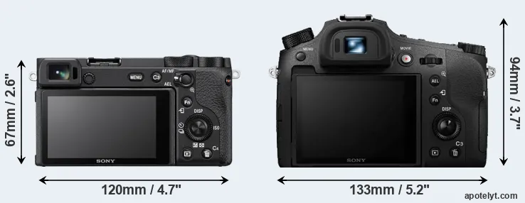Comparison A6600 or RX10 IV rear