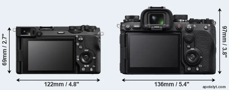 Comparison A6700 or A9 III rear