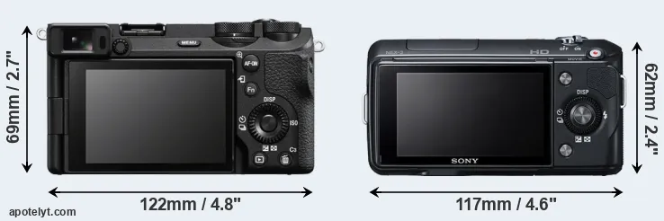 Comparison A6700 or NEX-3 rear