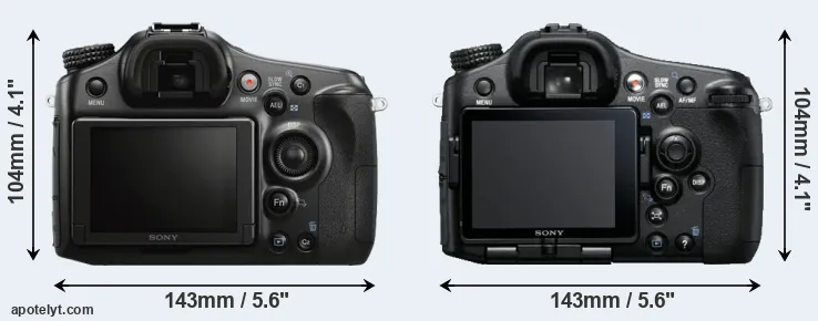 Comparison A68 or A77 rear