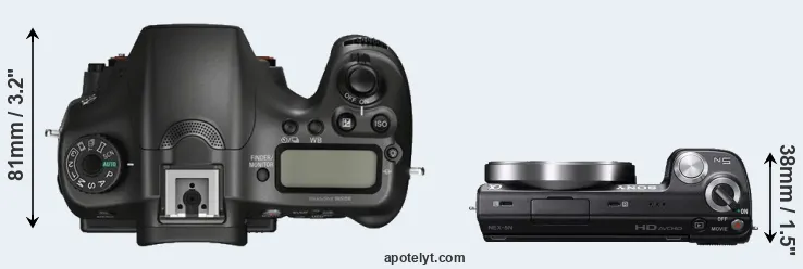Compare A68 versus NEX-5N top