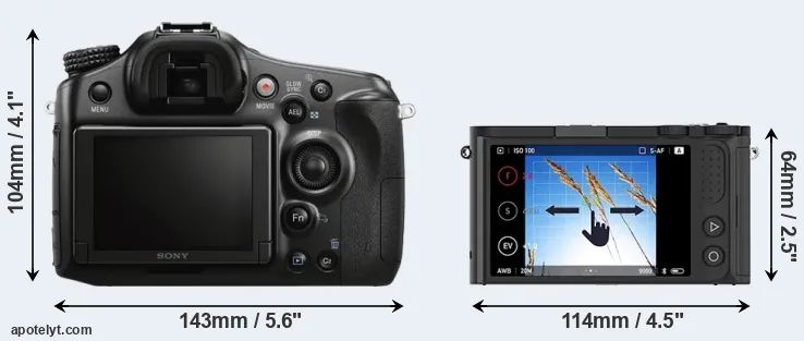 Comparison A68 or M1 rear