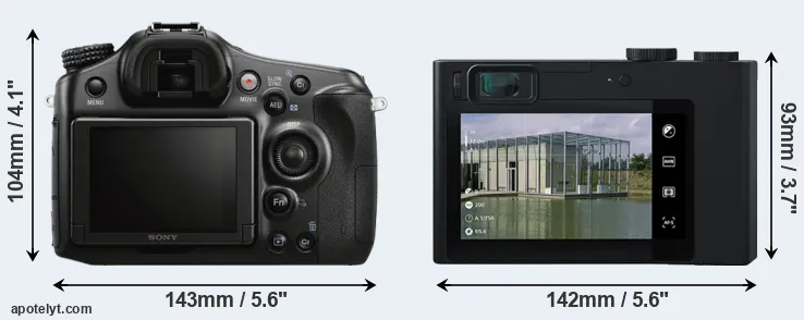 Comparison A68 or ZX1 rear