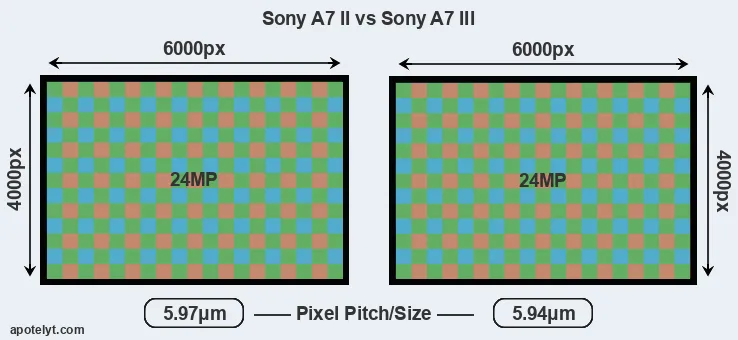 A7 II versus A7 III MP