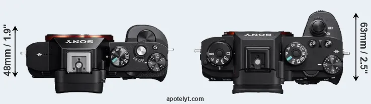 Compare A7 versus A9 top