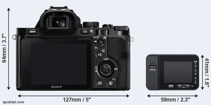 Comparison A7 or RX0 II rear