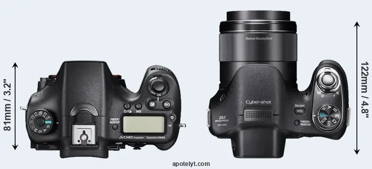 Compare A77 II versus H400 top