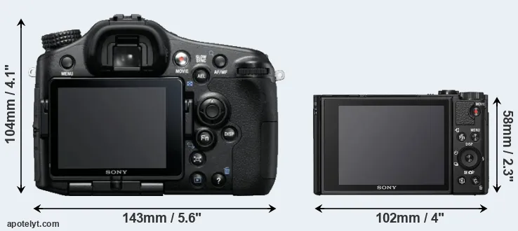 Comparison A77 or HX95 rear