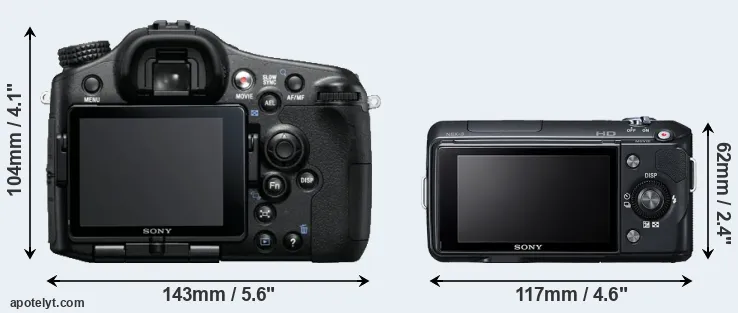 Comparison A77 or NEX-3 rear