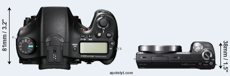 Compare A77 versus NEX-5N top