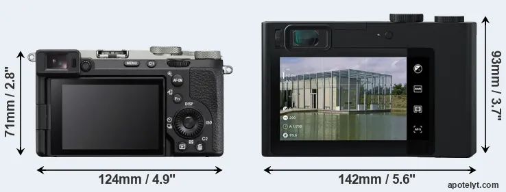 Comparison A7C R or ZX1 rear