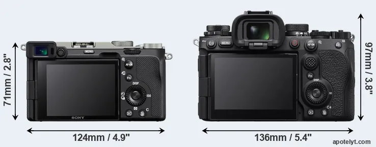 Comparison A7C or A9 III rear