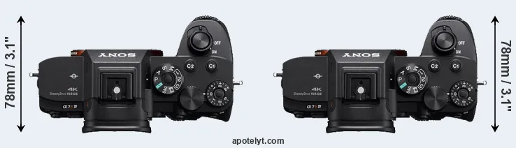Compare A7R IV versus A7R IVA top