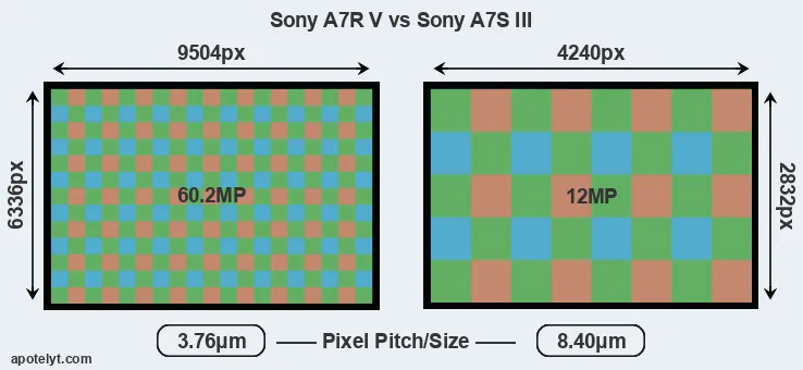 A7R V versus A7S III MP