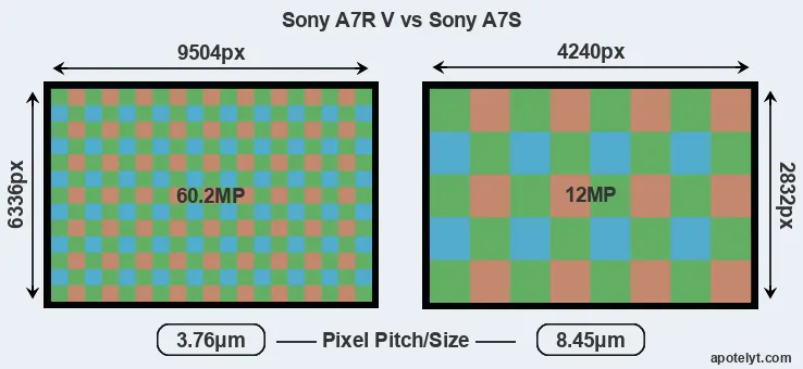 A7R V versus A7S MP