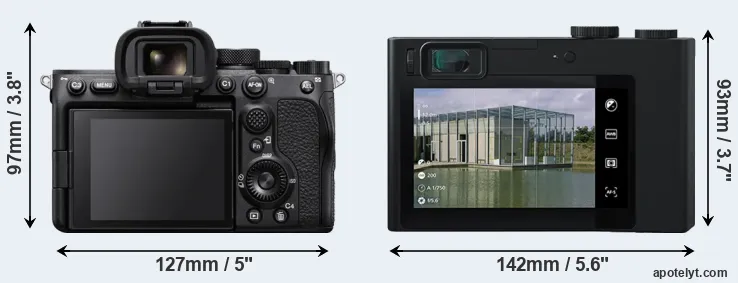 Comparison A7S III or ZX1 rear