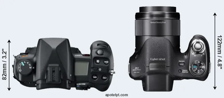 Compare A850 versus H400 top