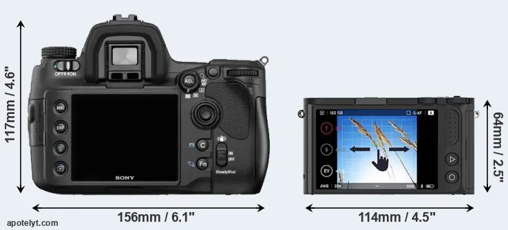 Comparison A850 or M1 rear