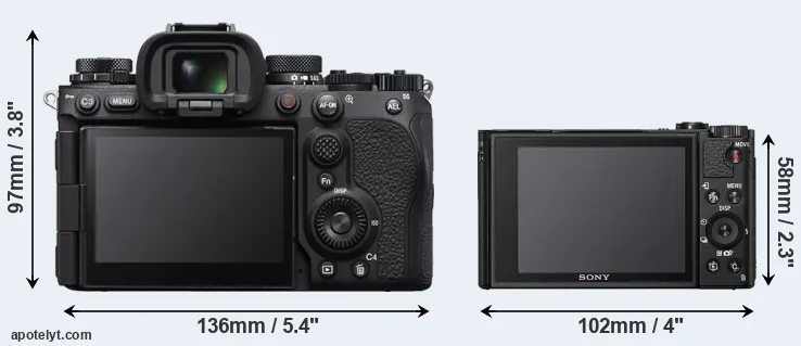 Comparison A9 III or HX95 rear