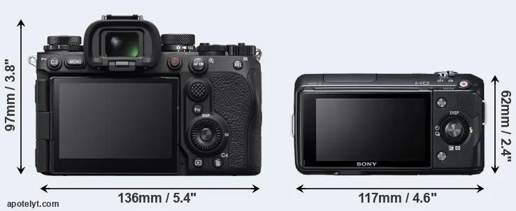Comparison A9 III or NEX-3 rear