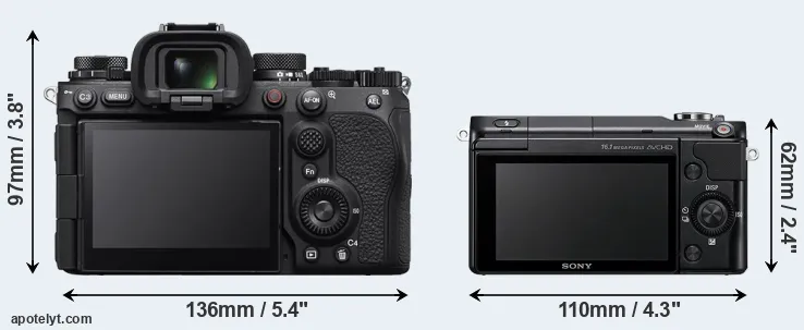 Comparison A9 III or NEX-3N rear