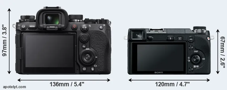 Comparison A9 III or NEX-6 rear