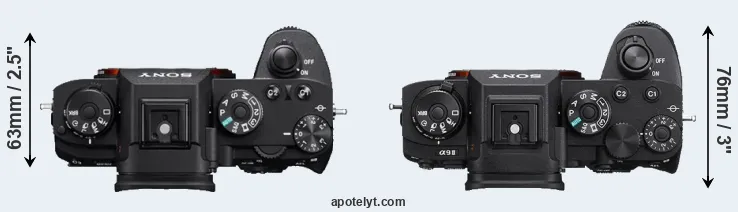 Compare A9 versus A9 II top