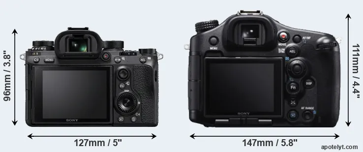 Comparison A9 or A99 rear