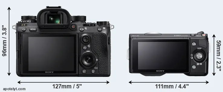 Comparison A9 or NEX-5N rear