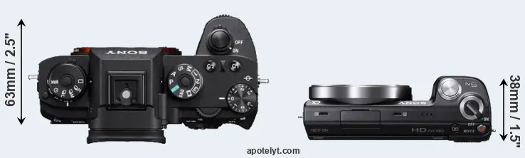 Compare A9 versus NEX-5N top