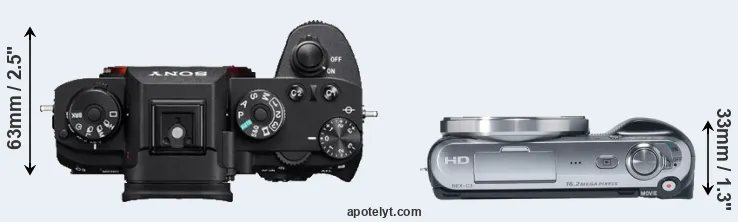 Compare A9 versus NEX-C3 top