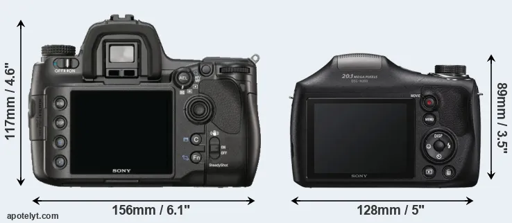 Comparison A900 or H300 rear