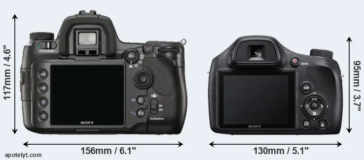 Comparison A900 or H400 rear