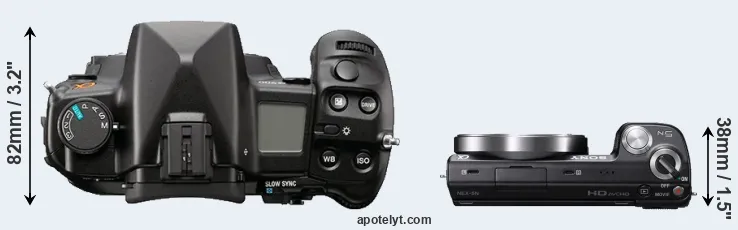 Compare A900 versus NEX-5N top