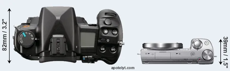 Compare A900 versus NEX-5T top