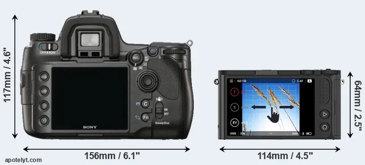 Comparison A900 or M1 rear