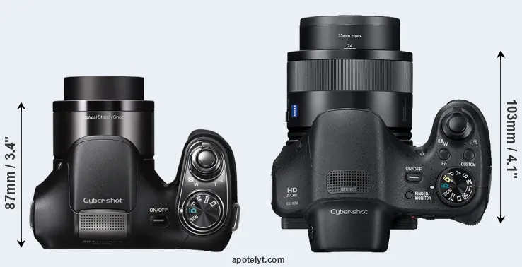 Compare H200 versus HX350 top
