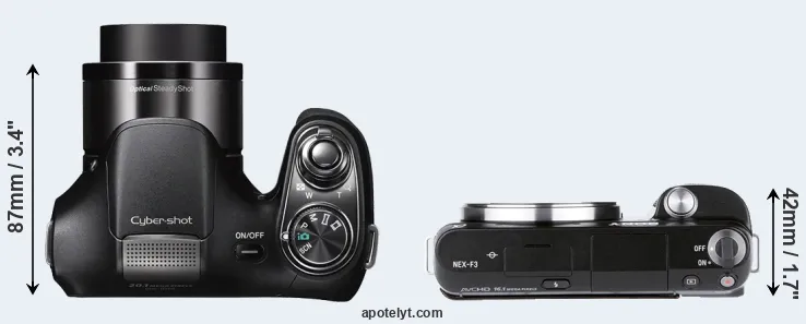 Compare H200 versus NEX-F3 top