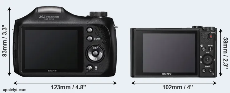 Comparison H200 or WX800 rear