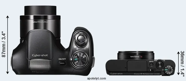 Compare H200 versus WX800 top