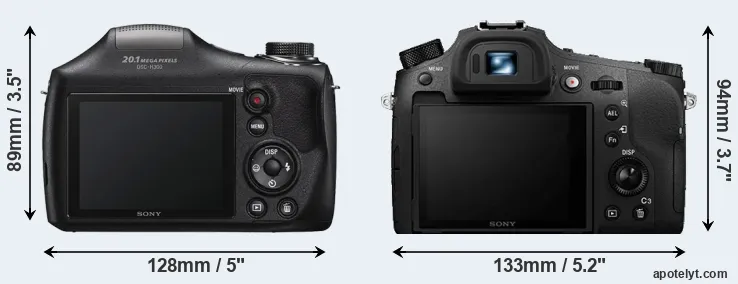 Comparison H300 or RX10 IV rear