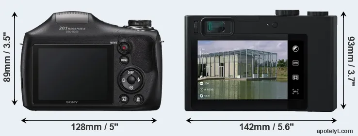 Comparison H300 or ZX1 rear