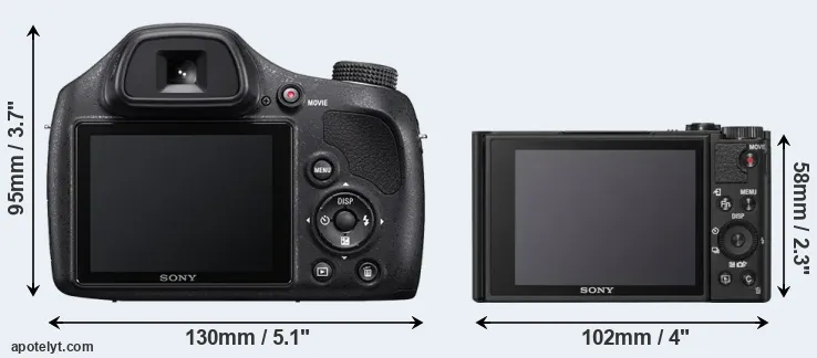 Comparison H400 or WX800 rear