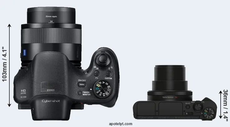 Compare HX350 versus HX90V top