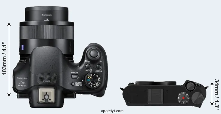 Compare HX400V versus M1 top