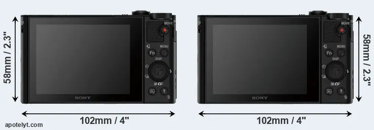 Comparison HX80 or HX90V rear