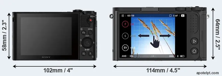 Comparison HX80 or M1 rear