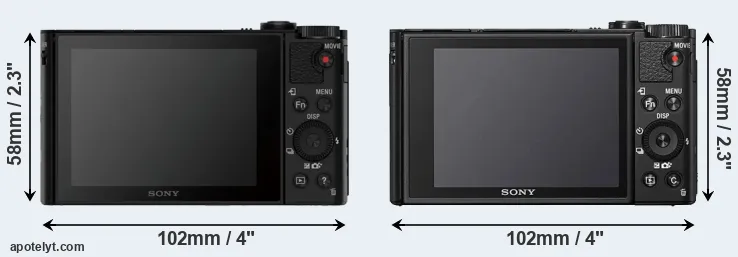 Comparison HX90V or HX99 rear