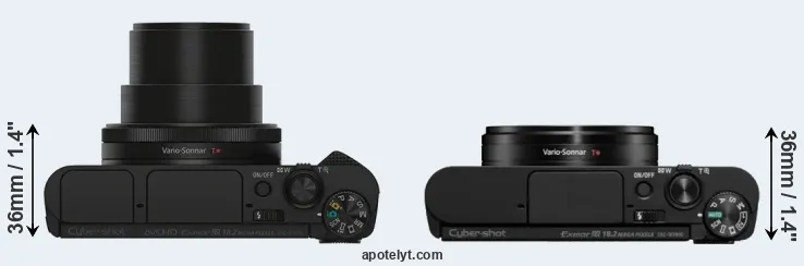 Compare HX90V versus WX800 top